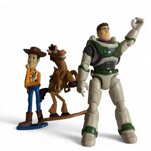 Disney Pixar Toy Story Figure Lot Buzz Lightyear Woody Bullseye